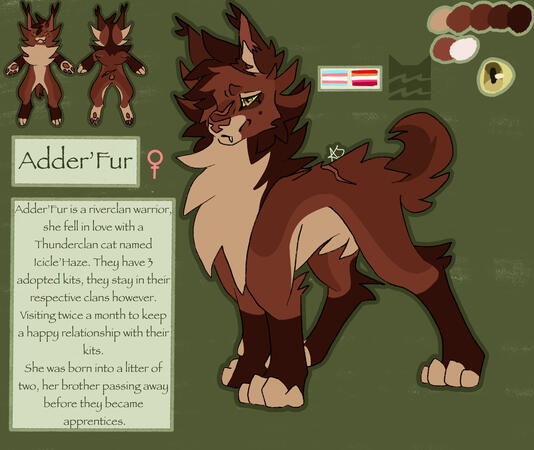 Feral Character Reference Sheet Feral Character Reference Sheet