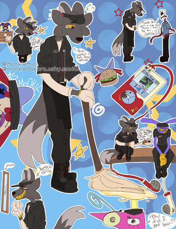 Character sketch page Character sketch page