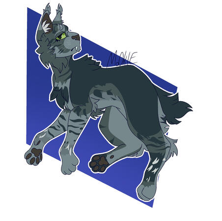 Feral full body no shading Feral full body no shading